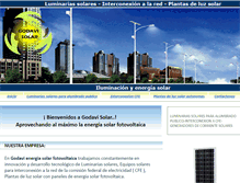 Tablet Screenshot of godavisolar.com